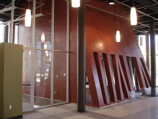 ASU Troweled Paint Faux Plaster